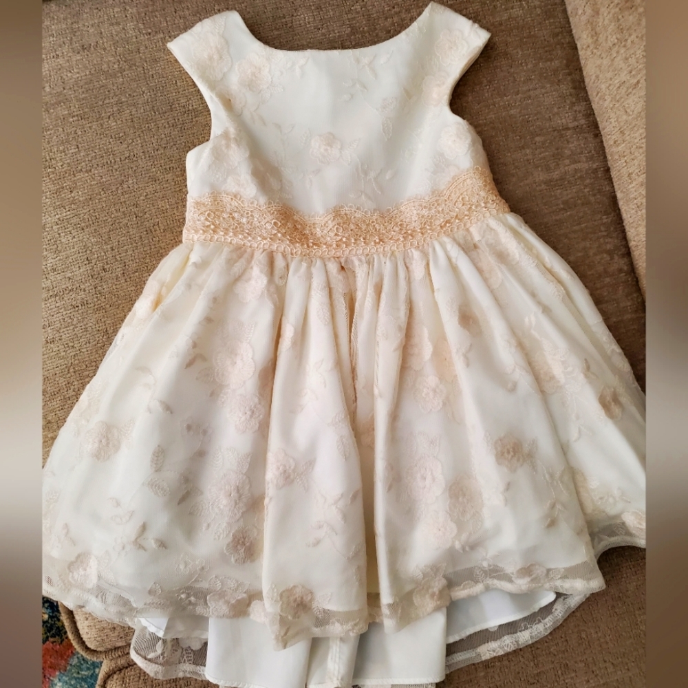 Laura Ashley London High Low 24Mos Sleeveless Dress